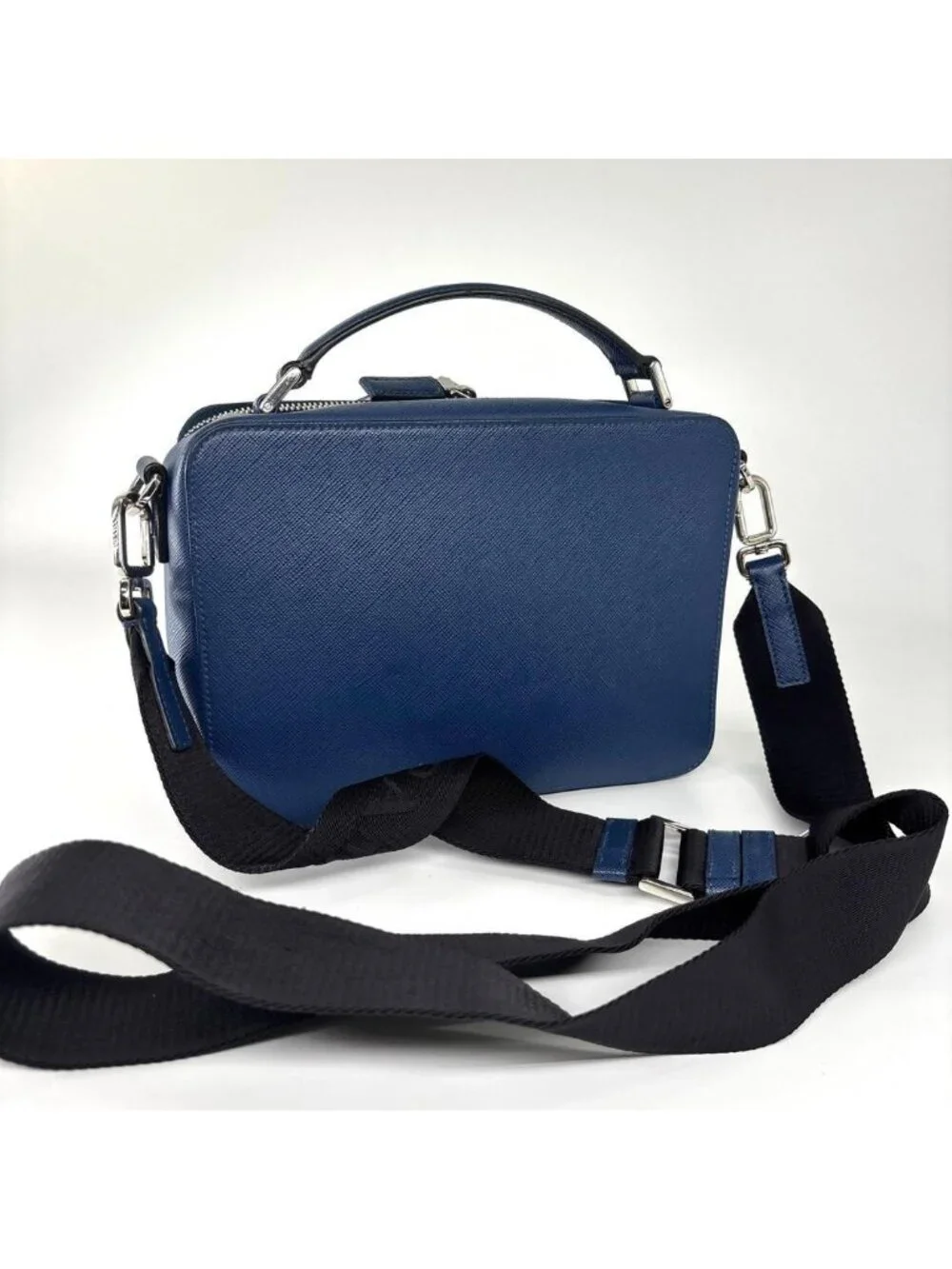Prada Super IC Brick Saffiano Leather Shoulder Bag